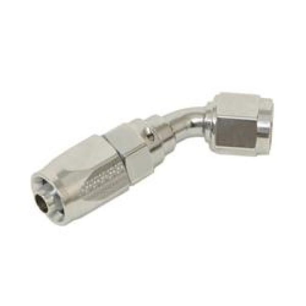 Fragola -8AN x 45 Degree Pro-Flow Hose End Chrome Online