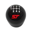 Ford Racing 13-17 Focus ST Black Carbon Fiber 6 Speed Shift Knob Online