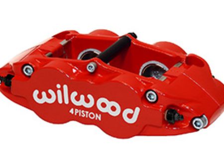 Wilwood Caliper-Forged Superlite 4R 1.38 1.38in Pistons 1.10in Disc, Red Supply