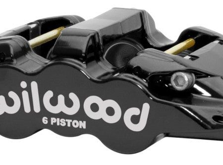 Wilwood Caliper - Aero6-DS Forged Six-Piston Caliper - 6.52in Piston 1.25in Rotor - Black Online