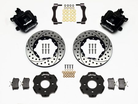 Wilwood Combination Parking Brake Rear Kit 11.00in Drilled Civic   Integra Disc 2.39 Hub Offset For Sale