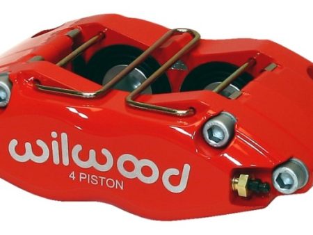 Wilwood Caliper-Dynapro Radial-Red 1.25in Pistons 0.81in Disc For Cheap