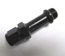 Fragola -8AN x 9 16-24 Carb Adapter Long 3in - Black Cheap