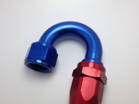 Fragola -10AN Nut x -12AN Hose Reducing Hose End 180 Degree Hot on Sale