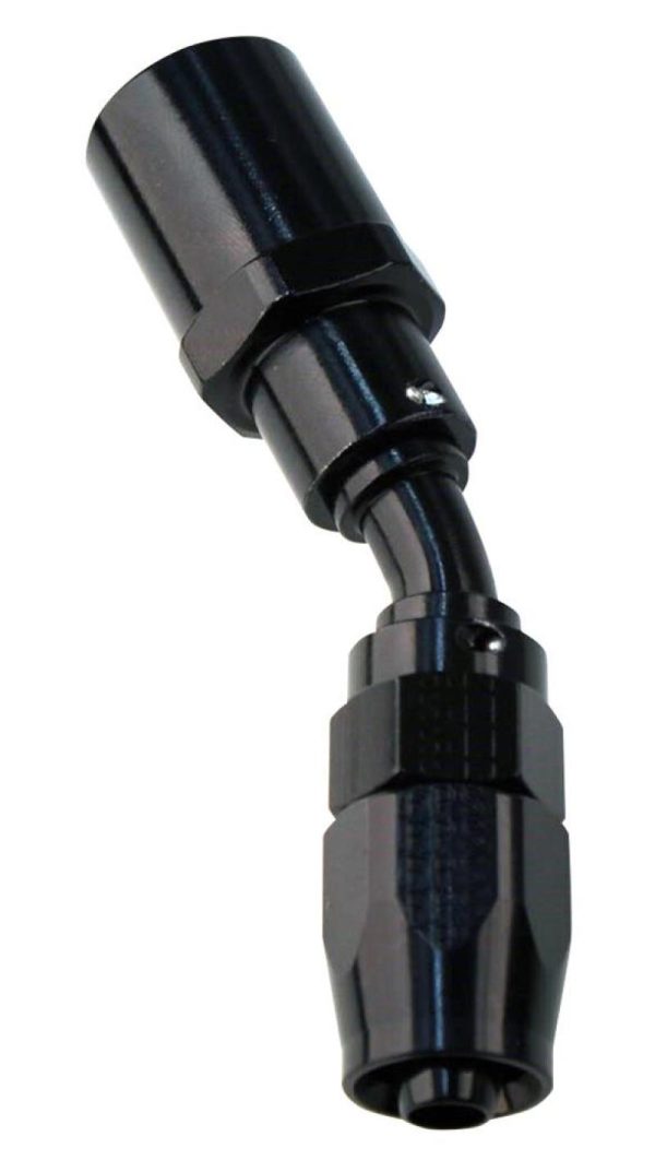 Fragola -6AN Pro-Flow x 30 Degree 3 8 EFI Quick Disconnect Hose End - Black on Sale