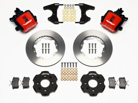 Wilwood Combination Parking Brake Rear Kit 11.00in Red Civic   Integra Drum 2.46 Hub Offset Online