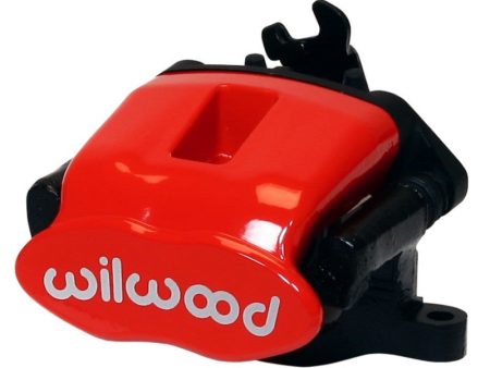 Wilwood Caliper-Combination Parking Brake-Pos 1-L H-Red 34mm piston .81in Disc on Sale