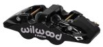 Wilwood Caliper-Aero6-R H - Black 1.62 1.12 1.12in Pistons 1.25in Disc Sale