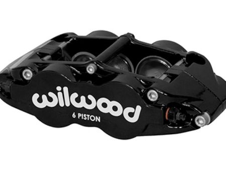 Wilwood Caliper Forged Narrow Superlite R H FNSL6R-DS Dust Seal 1.62 1.12 1.10in Rotor Width - Black For Cheap