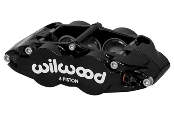 Wilwood Caliper Forged Narrow Superlite R H FNSL6R-DS Dust Seal 1.62 1.12 1.10in Rotor Width - Black For Cheap