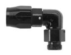 Fragola -8AN x 90 Degree Hose End x 1 4 NPT - Black Online Hot Sale