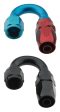 Fragola -8AN x 180 Degree Pro-Flow Hose End - Black Online Hot Sale