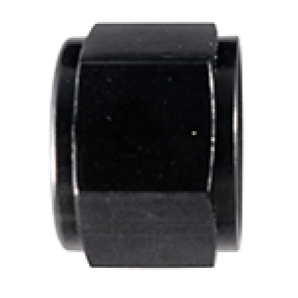 Fragola -10AN Aluminum Flare Cap - Black Online Sale