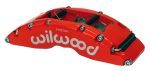 Wilwood Caliper-TC6R-Red 1.88 1.62 1.62in Pistons 1.38in Disc Online Sale