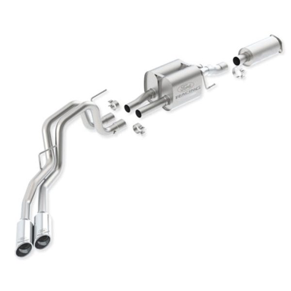 Ford Racing 2011-2014 F-150 SVT Raptor 6.2L Cat-Back Touring Exhaust System 145-inch WB For Sale