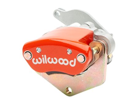 Wilwood Caliper-MC4 Mechanical-L H - Red w  Logo 1.19in Piston .81in Disc Online Hot Sale