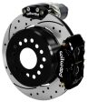 Wilwood Forged Dynalite Rear Electronic Parking Brake Kit - Black Powder Coat Caliper - D S Rotor Online