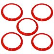 Ford Racing 2021+ Ford Bronco Functional Bead Lock Ring Kit - Red Discount