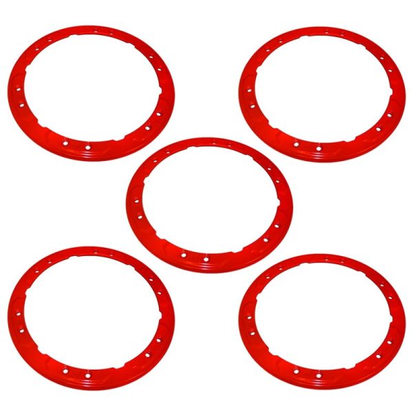 Ford Racing 2021+ Ford Bronco Functional Bead Lock Ring Kit - Red Discount