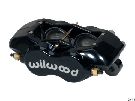 Wilwood Caliper-Forged DynaliteI w Dust Seal-Black 1.75in Pistons .81in Disc Fashion