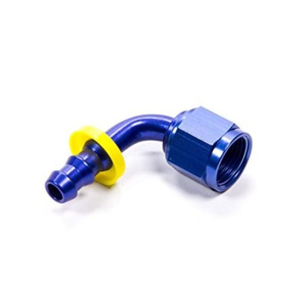 Fragola -10AN Nut x -8AN 90 Degree Push-Lite Hose End For Fuel Cell Conversion Hot on Sale