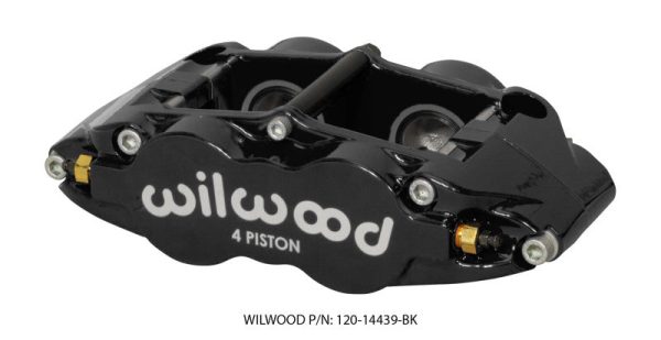 Wilwood Caliper Forged Narrow Superlite FNSL4R-DS Dust Seal 1.25 1.25 1.10in Rotor Width - Black Cheap