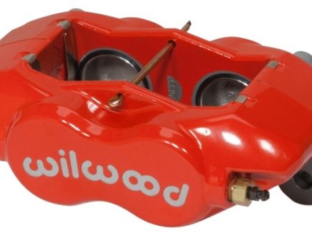 Wilwood Caliper-Forged DynaliteI w Dust Seal-Red 1.38in Pistons .81in Disc Supply