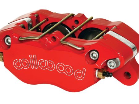 Wilwood Caliper-Dynapro 5.25in Mount - Red 1.75in Pistons .81in Disc For Sale