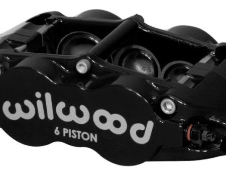 Wilwood Caliper-Forged Narrow Superlite 6R-R H 1.75 1.25in 1.25in Pistons 1.25in Rotor - Black Online