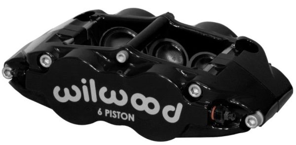 Wilwood Caliper-Forged Narrow Superlite 6R-R H 1.75 1.25in 1.25in Pistons 1.25in Rotor - Black Online