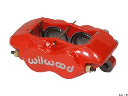 Wilwood Caliper-Forged DynaliteI w Dust Seal-Red 1.75in Pistons .81in Disc For Sale