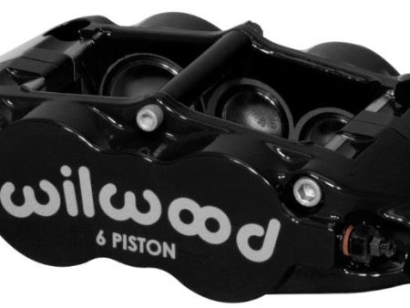 Wilwood Caliper-Forged Narrow Superlite 6R-L H 1.75 1.25in 1.25in Pistons 1.25in Rotor - Black Fashion