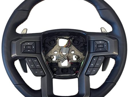 Ford Racing 2015-2017 F-150 Raptor Performance Steering Wheel Kit - Orange Sightline For Sale