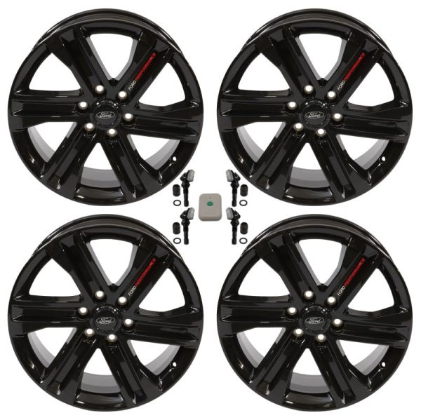 Ford Racing 15-22 F-150 20x8.5 Gloss Black Wheel Kit Fashion