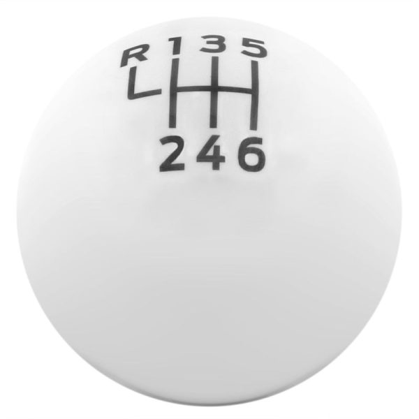 Ford Racing 15-19 Ford Mustang EcoBoost   GT w  6-Speed Manual Transmission Bullitt White Shift Knob For Cheap