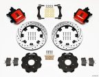 Wilwood Combination Parking Brake Rear Kit 12.19in Drilled Red Civic   Integra Disc 2.39 Hub Offset For Cheap