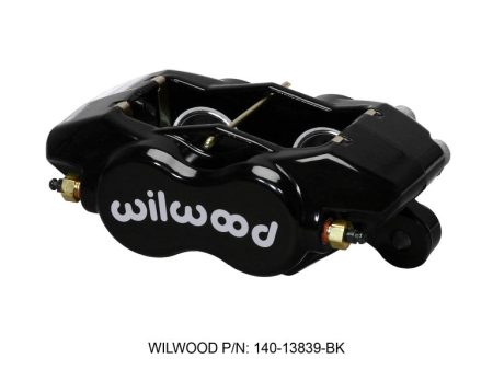 Wilwood Caliper-Forged DynaliteI-Black 1.38in Pistons .81in Disc Online Sale