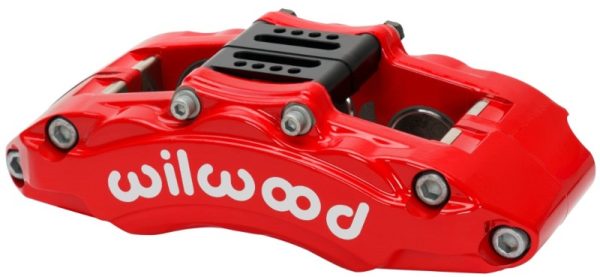 Wilwood Caliper - AT6 Lug Mount Red 1.75in 1.38in 1.38in Piston .75in Rotor - Left Side Supply