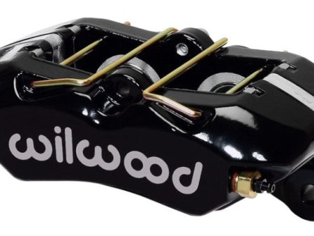 Wilwood Caliper-Forged Dynapro 4 5.25in Mount-Black-Universal 1.38 1.38in Pistons .81in Disc For Sale