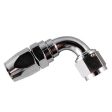 Fragola -8AN x 90 Degree Pro-Flow Hose End Chrome Supply