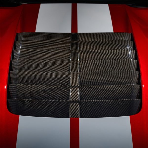 Ford Racing 20-22 Mustang GT500 Carbon Fiber Hood Vent Kit Hot on Sale