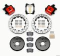 Wilwood Combination Parking Brake Rear Kit 12.88in Drilled Red Honda S2000 Online Hot Sale