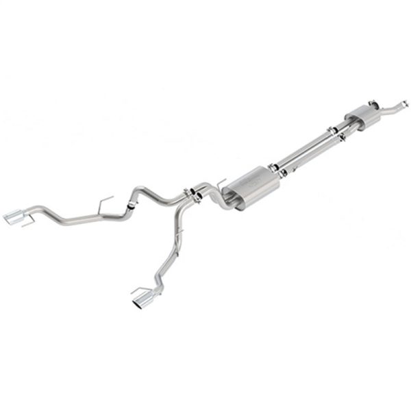 Ford Racing 2017 F-150 Raptor 3.5L Touring Cat-Back Exhaust System Dual Rear Exit w  Chrome Tips For Cheap