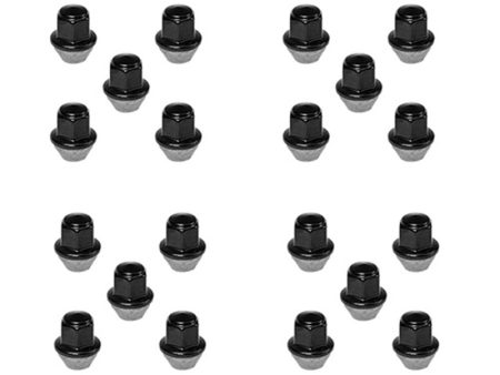 Ford Racing 15-18 Mustang Black Lug Nut Kit (20 Lug Nuts) Online now