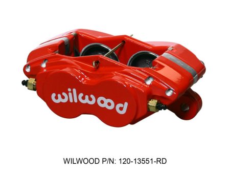 Wilwood Caliper-Forged Dynalite-M-Red 1.75in Pistons 1.00in Disc Sale