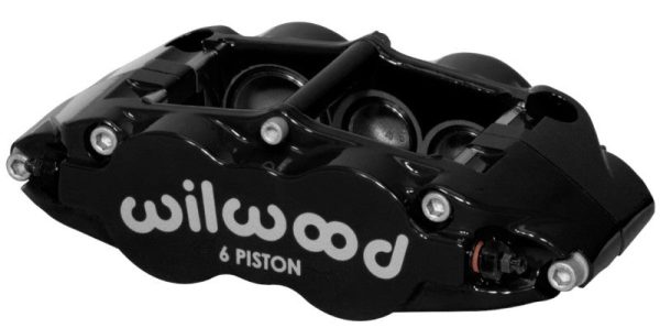 Wilwood Caliper-Narrow Superlite 6R-LH - Black 1.38 1.12 1.12in Pistons 1.10in Disc Online Hot Sale