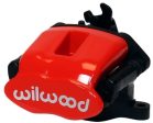 Wilwood Caliper-Combination Parking Brake-L H-Red 41mm piston .81in Disc Sale