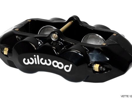 Wilwood Caliper-D8-4 Front Black 1.88in Pistons 1.25 Disc Cheap