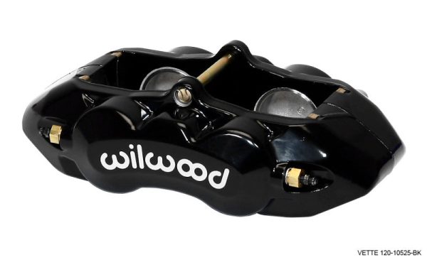 Wilwood Caliper-D8-4 Front Black 1.88in Pistons 1.25 Disc Cheap