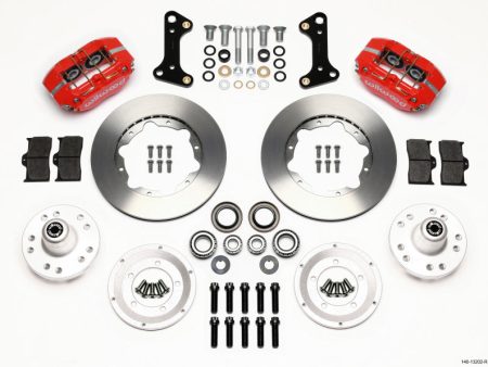 Wilwood Dynapro Dust-Boot Front Kit 11.00in Red 67-69 Camaro 64-72 Nova Chevelle on Sale